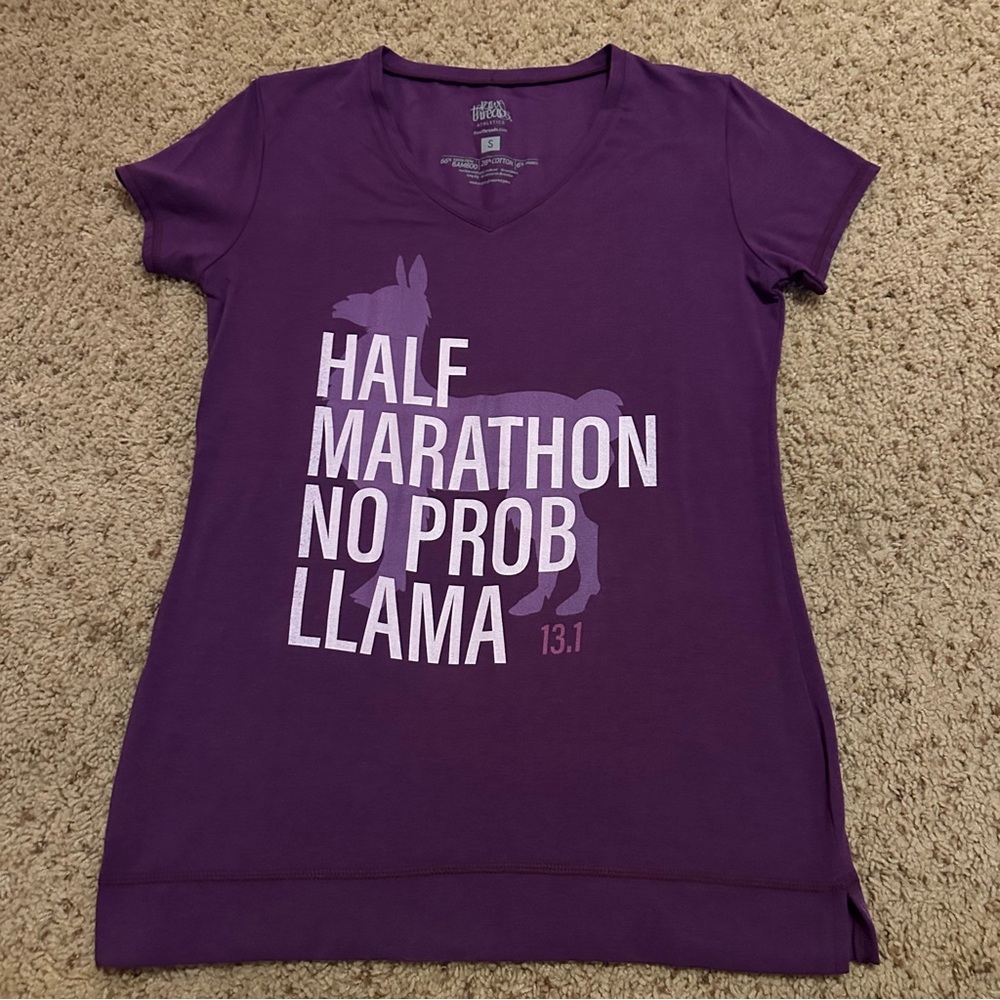 Raw Threads Half Marathon Llama TShirt